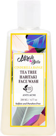 Mirah Belle - Tea Tree Anti Acne Face Wash (200 ml) - Anti Acne, Heals Blemishes, Lightens Scars