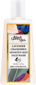 Mirah Belle -Lavender Sensitive Skin Face Wash (200 ml) - Soothes Redness, Rashes and Inflammation