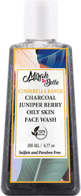 Mirah Belle - Charcoal Oily Skin Face Wash (200 ml) - For Healing Acne, Pimples, Scars, Blemishes  Breakouts.