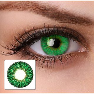 Buy Eye Monthly Disposable Color Contact Lens Without Power Dark Green Online Get 80 Off