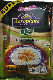 BASMATI RICE SUPER GOLD AEROPLANE RICE 1KG