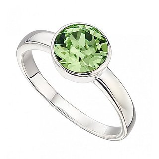                       Semi- Precious Stone Peridot 6.50 Ratti Ring Original & Lab Certified Gemstone Ring BY CEYLONMINE                                              