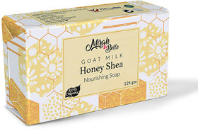 Mirah Belle - Goat Milk, Honey Shea Butter Soap (125 g) - Hypoallerginic, Good for Eczema, and Sensitive Skin.