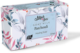 Mirah Belle - Goat Milk, Patchouli Healing Soap (125 g) - Blemished, Acne  Infection Prone Skin. Great for Teenagers.