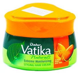Vatika Hair Styling Cream Extreme Moisturizing 140ml (Pack Of 1)