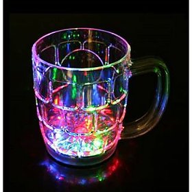 Plastic LED Light Mug 1 Peice