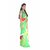 Saree Jodhpuri Rajasthani Bhandej Light Green Multi Colour Regular Pattern And World Famous Design by MS6 Production