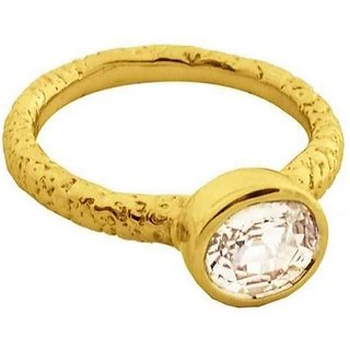                       Zircon Ring Natural  Original gemstone gold plated ring unheated gemstone adjustable Ring by Ceylonmine                                              