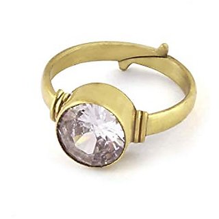                       Zircon Ring Original  natural Zircon Gemstone Ring gemstone gold plated ring by Ceylonmine                                              