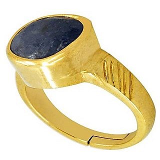                       Natural Blue sapphire  Stone Ring Original & Unheated Stone Blue Sapphire 5.25 Ratti Stone Ring By CEYLONMINE                                              