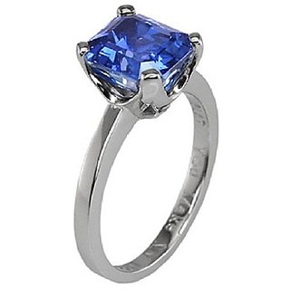                       100% Original Stone Blue Sapphire Ring Semi Precious Stone Blue Sapphire Adjustable Beautiful Ring By CEYLONMINE                                              