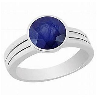                       100% Original Stone Blue Sapphire Ring Semi Precious Stone Blue Sapphire Adjustable Beautiful Ring By CEYLONMINE                                              