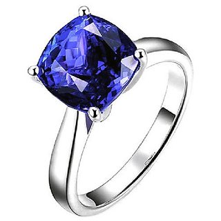                       Precious Stone Blue Sapphire 7.25 Ratti  Ring Original & Lab Certified Gemstone Ring BY CEYLONMINE                                              