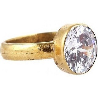                      Zircon Ring Natural  Original gemstone gold plated ring unheated gemstone adjustable Ring by Ceylonmine                                              