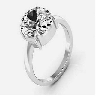                       Ceylonmine Natural And Zircon Ring With Zircon Gemstone Ring                                              