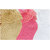 Neska Moda Premium Kids 6 Pairs Ankle Length Frill SocksAge Group 2 To 3 YearsBrown Pink White