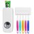 Touch Me Automatic Vacuum Toothpaste Dispenser With Toothbrush Holder (Toothbrush Holder),5Pieces white  CodewDis-Dis535
