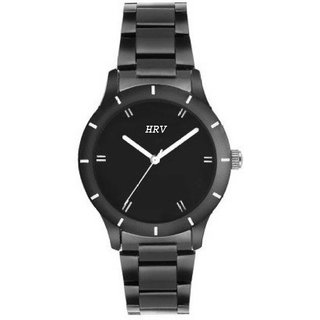                       HRV men black belt watch                                              