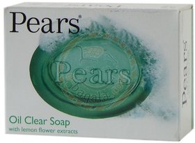 Pears Oil clear Soap with lemon flower Extracts  (125 g)