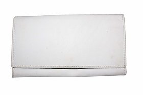 R.S.I Leather Products Leather Wallet for Women - White