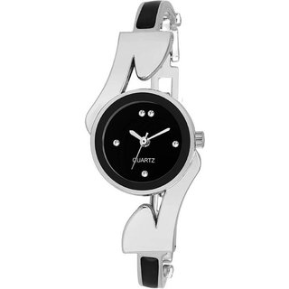                       HRV women silver black AKS watch                                              