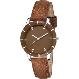                       HRV woman brown leather watch                                              