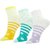 Neska Moda Women Cotton Multicolor 3 Pair Ankle Length Socks S555
