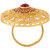 Voylla Kundan Stanza Lightly Embellished Ring