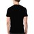 Odoky Black Round Neck T-Shirt For Men