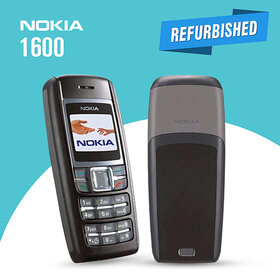 Refurbished Nokia 1600 Single Sim Feature phone 1.4 inches
