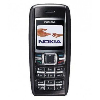 (Refurbished) Nokia 1600 Black 1.4 Inches(3.56 Cm) - Excellent Condition, Like New