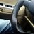 Auto Addict Car Leatherite Black Steering Wheel Cover Stitchable For Toyota Innova