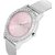 HRV women silver pink stil watch