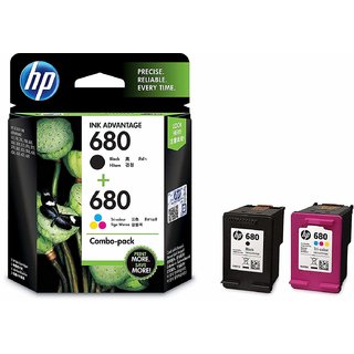 HP X4E78AA 680 Combo Pack Black Tri Color Ink Cartridges