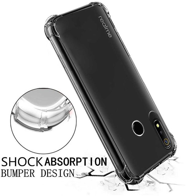 realme 3 transparent back cover