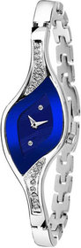 HRV women silver blue stil watch