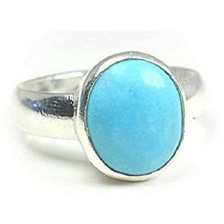                       Natural & Original Turquoise Silver Ring firoza gemstone by Ceylonmine                                              