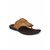 El Paso Men's Tan Man Made Leather Floaters Stylish Thong Slippers