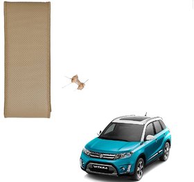 Auto Addict Car Leatherite Beige Steering Cover Wheel Stitchable For Maruti Suzuki Vitara Brezza