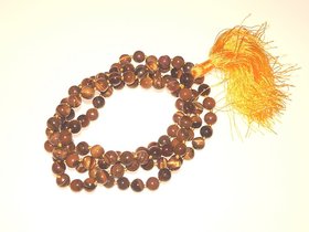 108 Beads Tiger Eye Jaap Mala For Good Fortune Luck