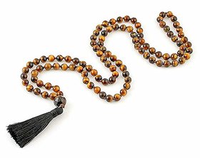 High-Energy Tigers Eye 108 beads Mala