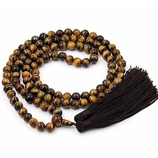                       High-Energy Tigers Eye 108 beads Mala                                              