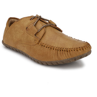 Buy El Paso Men S Tan Man Made Leather Casual Shoes Online 899