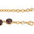 Voylla Blue Stone Studded Gold Toned Chain Bracelet