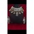 NV Jeweler Kundan Meenakari Fashion Jewelry Pendant Necklace Set with Earring,Ring,Bracelet for Women/Girls (Blue)