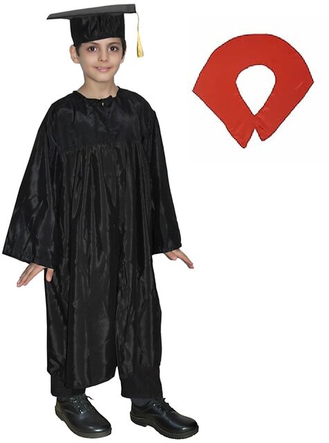 Buy Kaku Fancy Dresses Our Community Helper Graduation Gown Costume -Black,  for Boys Girls Online - Get 71% Off