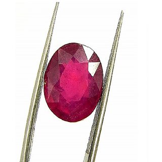                       5.75 Ratti Natural Ruby Stone Original & Effective Stone Manik For Unisex By CEYLONMINE                                              