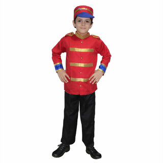                       Kaku Fancy Dresses Polyester Boys And Girls Mangal Panday British Soldier N                                              