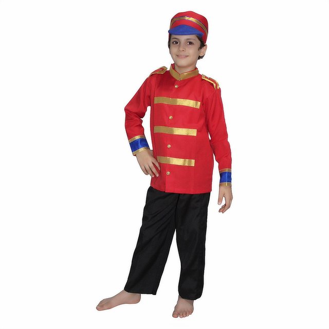  Kaku Fancy Dresses Our Helper/National Hero Indian Army Costume  -Green, for Boys & Girls : Toys & Games