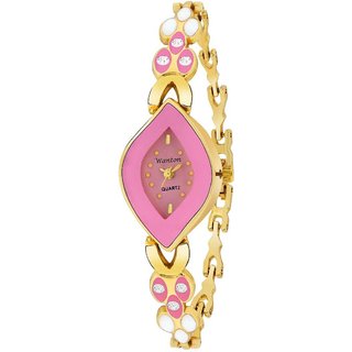 Z4 Golden and Pink unique style and beautiful watch for women Analog Watch Z4 Golden and Pink unique style and beautiful watch for women Analog Watch